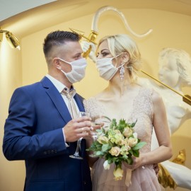 Ach, co to był za ślub w czasach zarazy