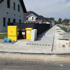 powiększ zdjęcie: Aktualności z budowy ulicy Gumińskiego - podziemne i powierzchniowe