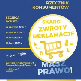 powiększ zdjęcie: Rzecznik konsumentów doradza legniczanom i mieszkańcom powiatu