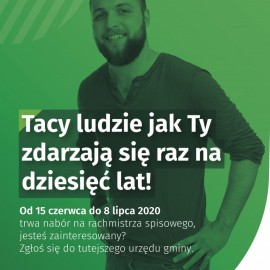 powiększ zdjęcie: Powszechny Spis Rolny 2020. Rozpoczął się nabór rachmistrzów