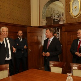 powiększ zdjęcie: Thomas Oppermann, wiceprzewodniczący Bundestagu z wizytą w Legnicy