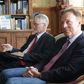 powiększ zdjęcie: Thomas Oppermann, wiceprzewodniczący Bundestagu z wizytą w Legnicy