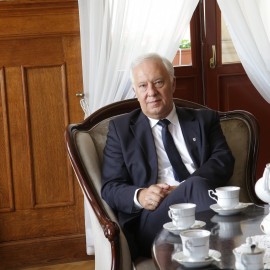 powiększ zdjęcie: Thomas Oppermann, wiceprzewodniczący Bundestagu z wizytą w Legnicy