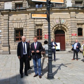 powiększ zdjęcie: Thomas Oppermann, wiceprzewodniczący Bundestagu z wizytą w Legnicy