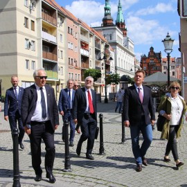 Thomas Oppermann, wiceprzewodniczący Bundestagu z wizytą w Legnicy