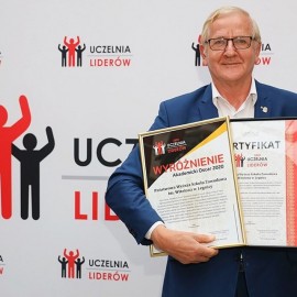 powiększ zdjęcie: Prestiżowe wyróżnienia w prestiżowym konkursie dla legnickiej PWSZ