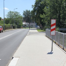 powiększ zdjęcie: Mamy już wygodny chodnik przy ul. Działkowej. Jest bezpieczniej