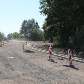 powiększ zdjęcie: Przebudowa ul. Szczytnickiej. Prace bardzo zaawansowane