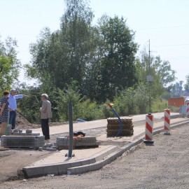 powiększ zdjęcie: Przebudowa ul. Szczytnickiej. Prace bardzo zaawansowane