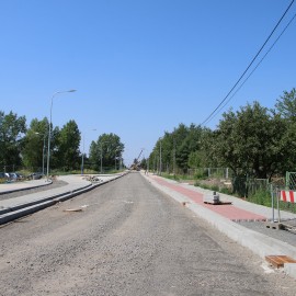 powiększ zdjęcie: Przebudowa ul. Szczytnickiej. Prace bardzo zaawansowane