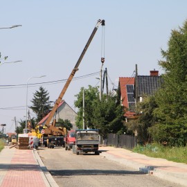 powiększ zdjęcie: Przebudowa ul. Szczytnickiej. Prace bardzo zaawansowane