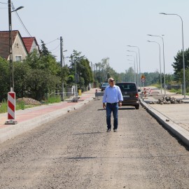 powiększ zdjęcie: Przebudowa ul. Szczytnickiej. Prace bardzo zaawansowane