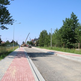 powiększ zdjęcie: Przebudowa ul. Szczytnickiej. Prace bardzo zaawansowane