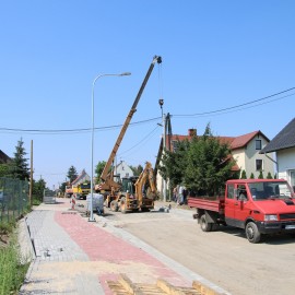 Przebudowa ul. Szczytnickiej. Prace bardzo zaawansowane
