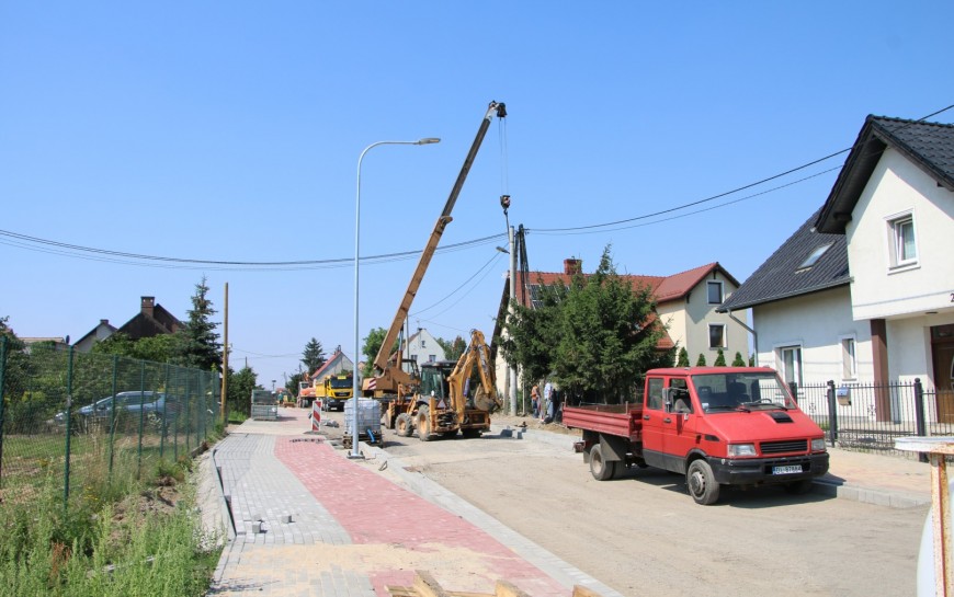 Przebudowa ul. Szczytnickiej. Prace bardzo zaawansowane