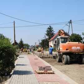 powiększ zdjęcie: Przebudowa ul. Szczytnickiej. Prace bardzo zaawansowane