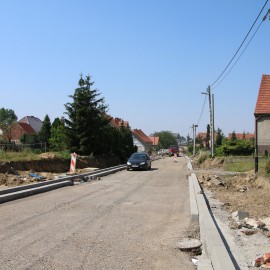 powiększ zdjęcie: Przebudowa ul. Szczytnickiej. Prace bardzo zaawansowane