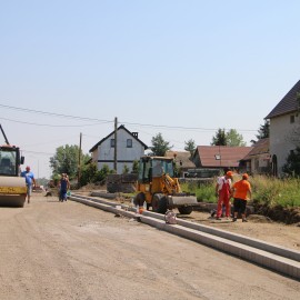 powiększ zdjęcie: Przebudowa ul. Szczytnickiej. Prace bardzo zaawansowane