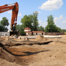 powiększ zdjęcie: Legnicki Park Wodny AquaFun. Rosną piękne baseny dla legniczan
