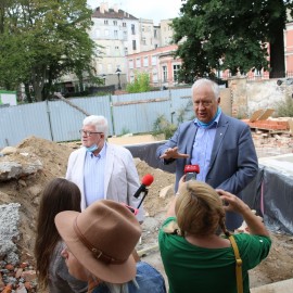 powiększ zdjęcie: Budowa Centrum Witelona coraz bardziej zaawansowana. Jak przebiegają prace?