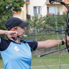 powiększ zdjęcie: Udane mistrzostwa kraju legnickich łuczników. Dwa złote medale i brąz