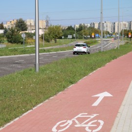 Jeździmy już ul. Sikorskiego od ronda na Sudeckiej do Koskowickiej