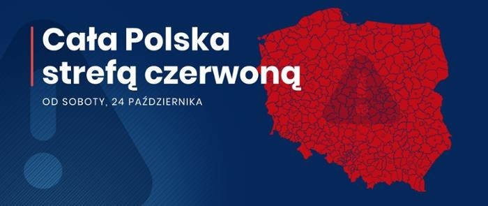 Cała Polska w czerwonej strefie. Rząd wprowadza kolejne zasady bezpieczeństwa