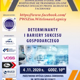 powiększ zdjęcie: Konferencja w PWSZ - determinanty i bariery sukcesu gospodarczego