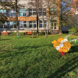 powiększ zdjęcie: LBO 2020. Na Koperniku powstał kolejny piękny plac zabaw