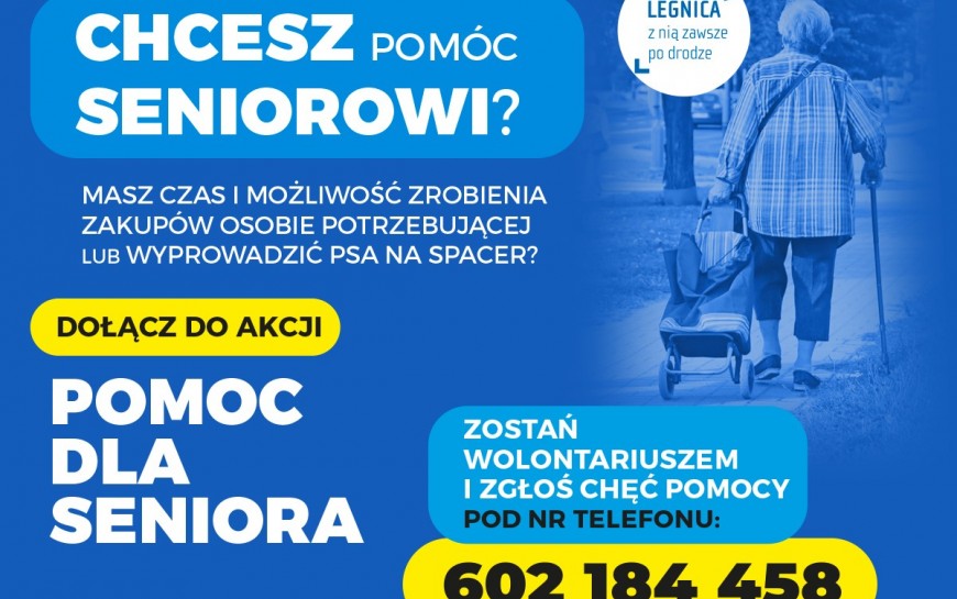 Chcesz pomagać seniorom w czasie pandemii? Zostań wolontariuszem