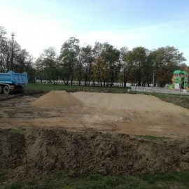 powiększ zdjęcie: LBO 2020. Powstaje ogródek wielopokoleniowy przy ul. Bydgoskiej