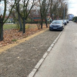powiększ zdjęcie: LBO 2020. Przy ul. Horyzontalnej powstał piękny eko-skwer