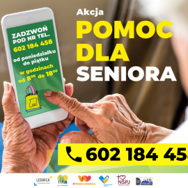 Pomoc dla seniora. Wolontariusze zrobią zakupy i wyprowadzą psa