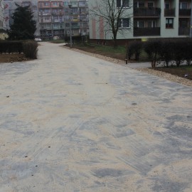 powiększ zdjęcie: LBO 2020. Nowa droga przy ul. Wielogórskiej już prawie zbudowana