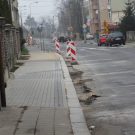 powiększ zdjęcie: LBO 2020. Przebudowa chodnika przy ul. Działkowej. Zobacz jak przebiegają prace