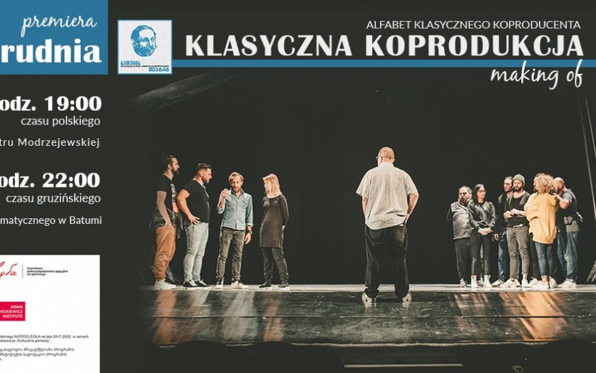 Teatr Modrzejewskiej zaprasza na Alfabet Klasycznego Koproducenta. Nie przegap
