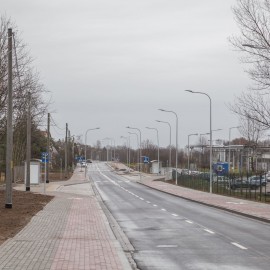 Ulica Szczytnicka.Powstała nowa i  nowoczesna arteria drogowa