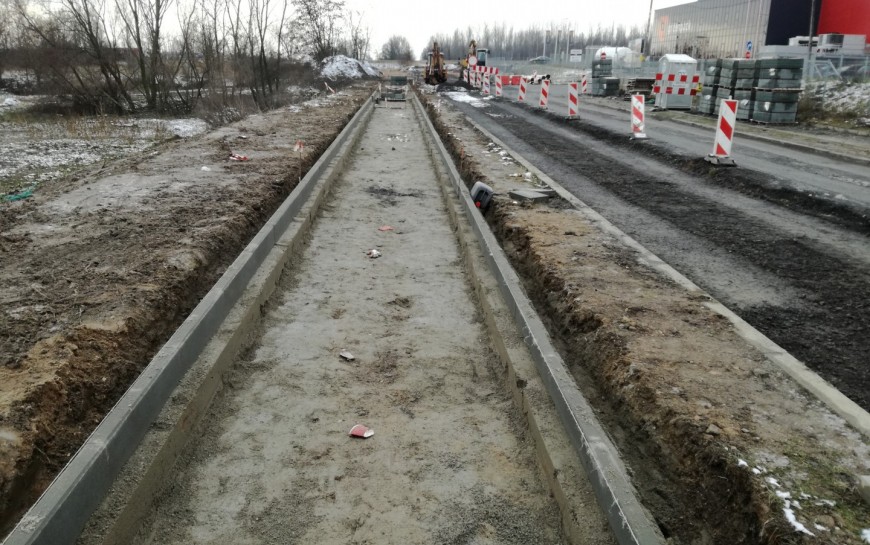 Powstaje droga łącząca teren inwestycyjny z obwodnicą zachodnią