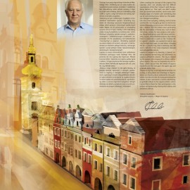 powiększ zdjęcie: Grafika od prezydenta,koszulka kadrowicza oraz kalendarz miejski dla WOŚP