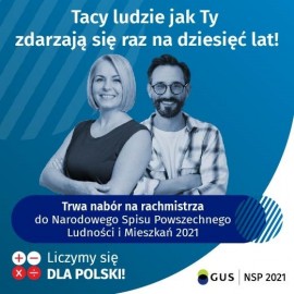 Narodowy Spis Powszechny. Trwa nabór rachmistrzów