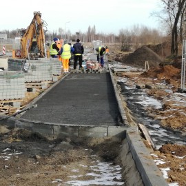 Powstaje droga łącząca teren inwestycyjny z obwodnicą zachodnią