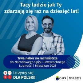 Narodowy Spis Powszechny. Nabór rachmistrzów przedłużony do 16 lutego