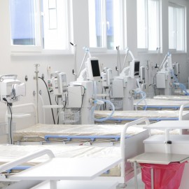powiększ zdjęcie: Szpital modułowy przy Wojewódzkim Szpitalu Specjalistycznym już otwarty