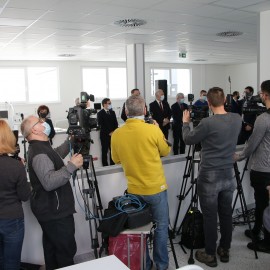 powiększ zdjęcie: Szpital modułowy przy Wojewódzkim Szpitalu Specjalistycznym już otwarty