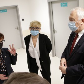 powiększ zdjęcie: Szpital modułowy przy Wojewódzkim Szpitalu Specjalistycznym już otwarty