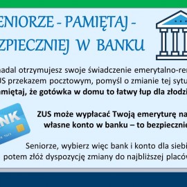 powiększ zdjęcie: Kampania dla klientów ZUS. Bezpiecznie, zdrowo, bezgotówkowo