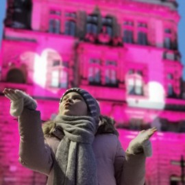 W walentynki robiliśmy sobie romantyczne zdjęcia z Ratuszem w tle