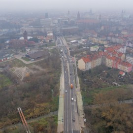 powiększ zdjęcie: Remont mostu na ul. Leszczyńskiej. Zmienieniona już organizacja ruchu
