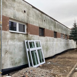 powiększ zdjęcie: Przebudowa sali gimnastycznej dla ZPS. Zobacz jak przebiegają prace