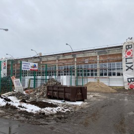 powiększ zdjęcie: Przebudowa sali gimnastycznej dla ZPS. Zobacz jak przebiegają prace